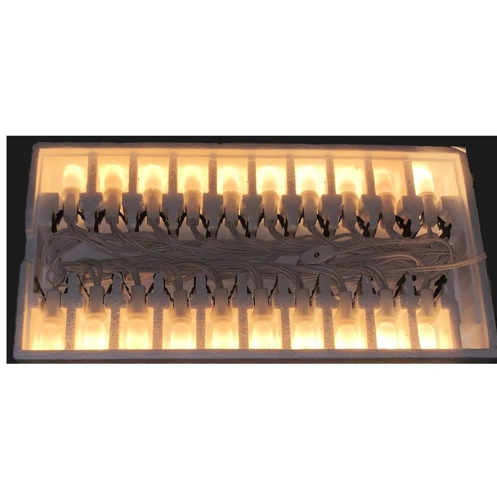 Dept 56 Village Houses 20 Socket Light Set - 1 Cord for up to 20 Buildings NOS